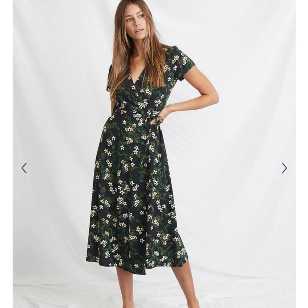 Marine Layer Emlyn Wrap Dress in XL